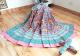 Pink Multi Handblock Print Double Bedsheet